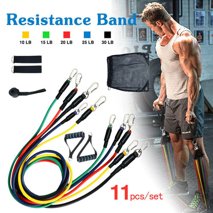 11pcs Resistance band
