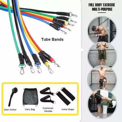 11pcs Resistance band