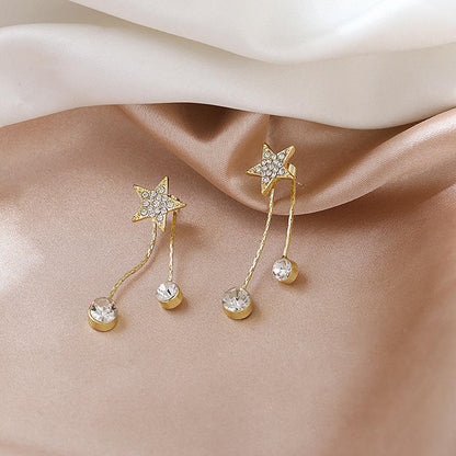 Star Diamond Stud Earrings