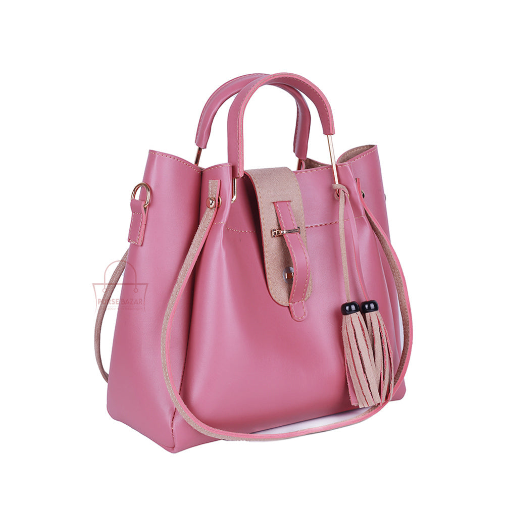 Shine Pink Single Piece Handbags