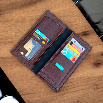 New MenBen's Long Leather Wallet