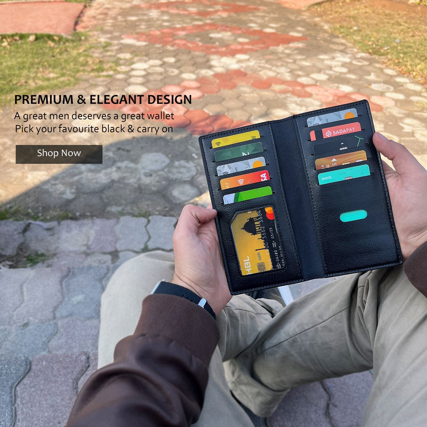 Men's RFID Imported Branded Slim Wallet (Buy 1 Get 1 Free)