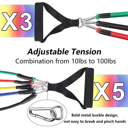 11pcs Resistance band
