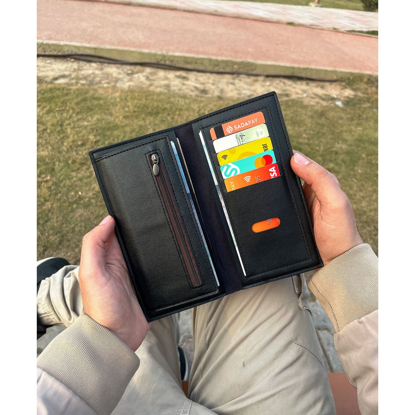 Bina Branded Imported Trifold Wallet