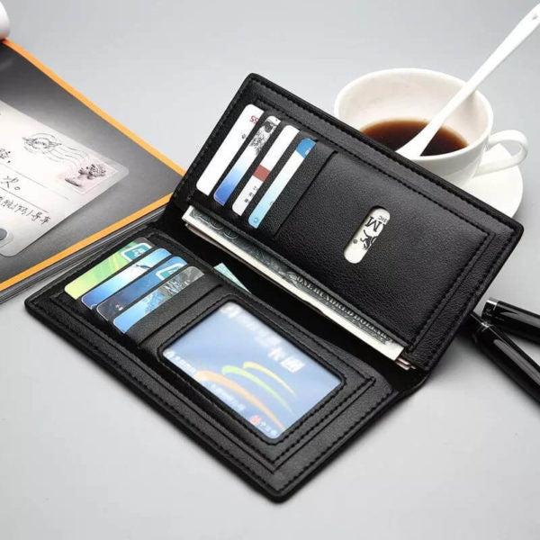 Men's RFID Imported Branded Slim Wallet (Buy 1 Get 1 Free)